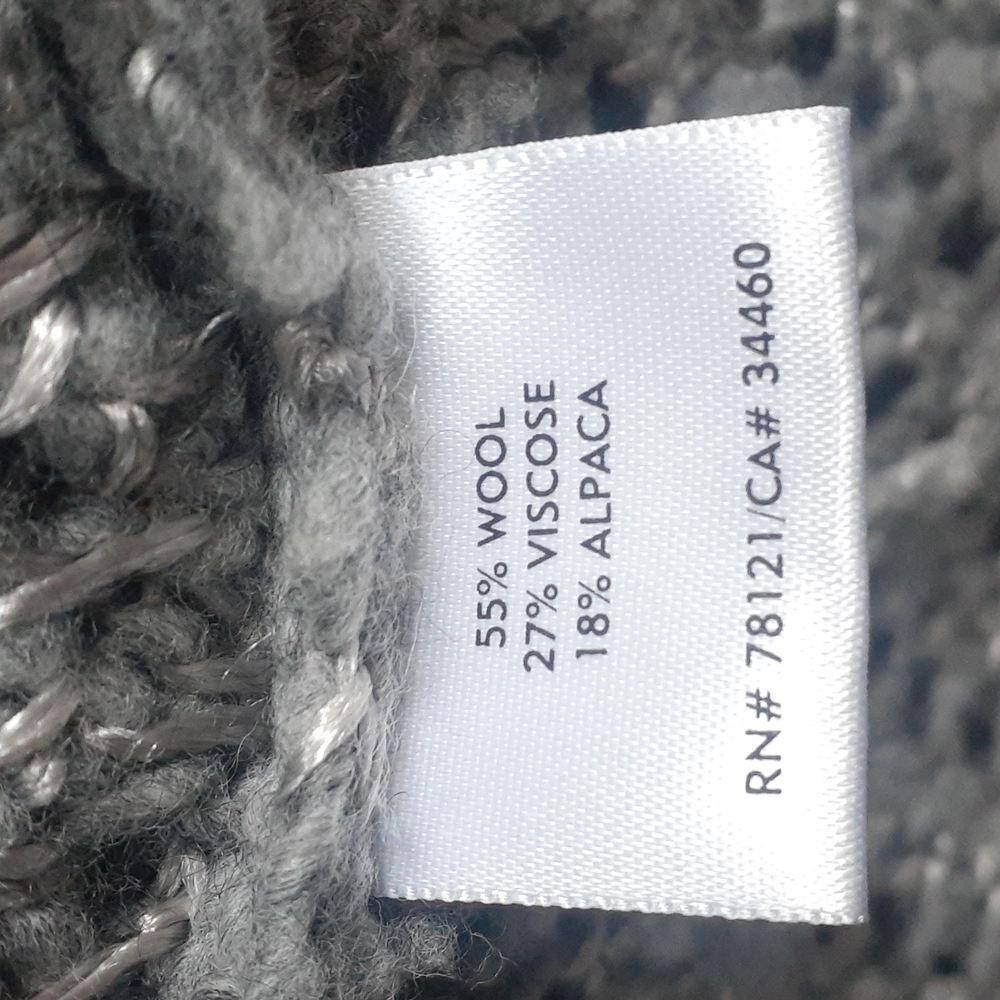 Eileen Fisher women's gray cardigan sweater size M - Picture 11 of 11